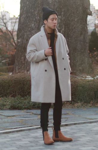 스웨이드 첼시부츠 코디