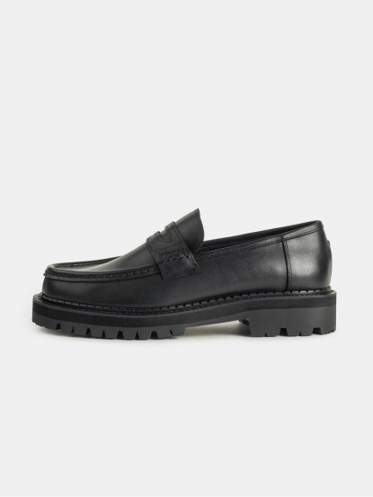 50051 BK PENNY LOAFERS