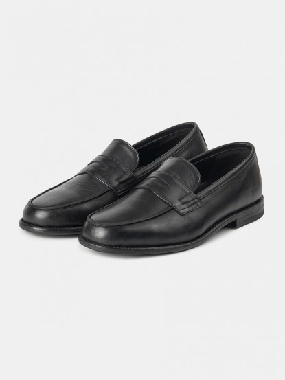 10008 BK HORSE PENNY LOAFERS (Non Washing) Ver.1